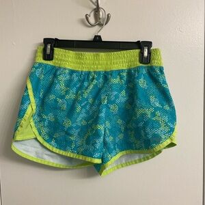 Champion Teal and Lime Athletic Shorts